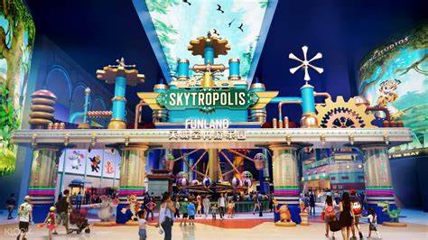 سكايتروبوليس إندور ثيم بارك Skytropolis Indoor Theme Park: