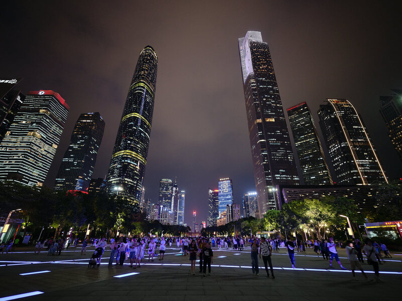 ساحة زهواجيانغ الجديدة Zhujiang New Town