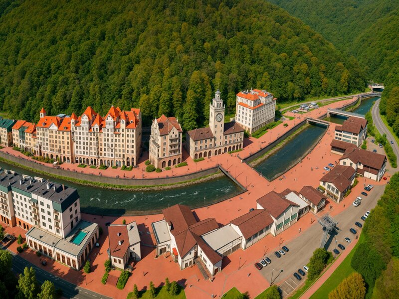 كراسنايا بوليانا Krasnaya Polyana