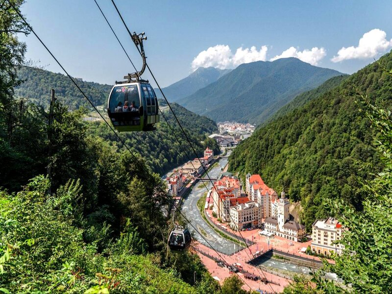 كراسنايا بوليانا Krasnaya Polyana