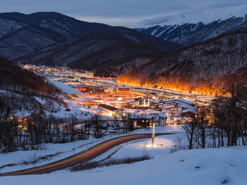 كراسنايا بوليانا Krasnaya Polyana