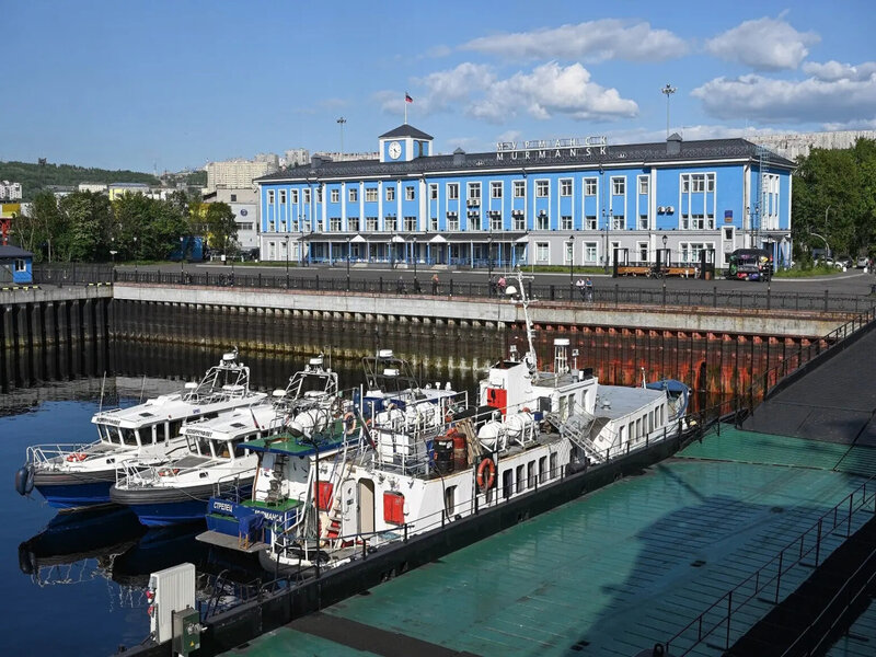 المحطة البحرية في مورمانسك Marine Station Murmansk