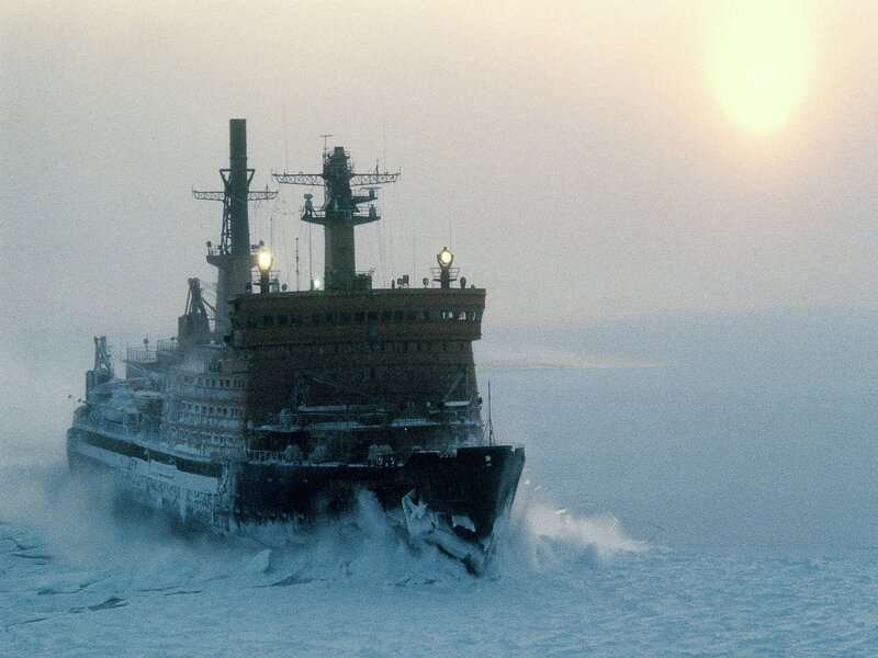 سفينة كاسحة الجليد النووية لينين Lenin Icebreaker