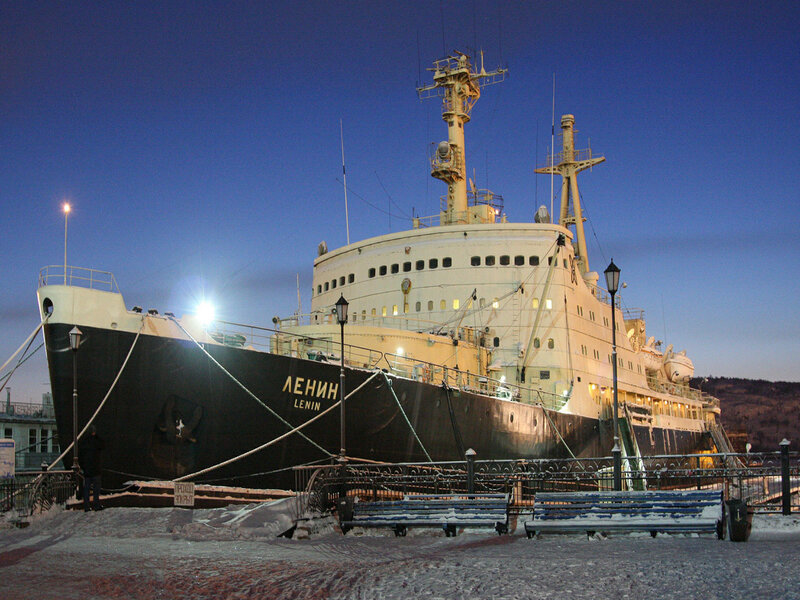 سفينة كاسحة الجليد النووية لينين Lenin Icebreaker
