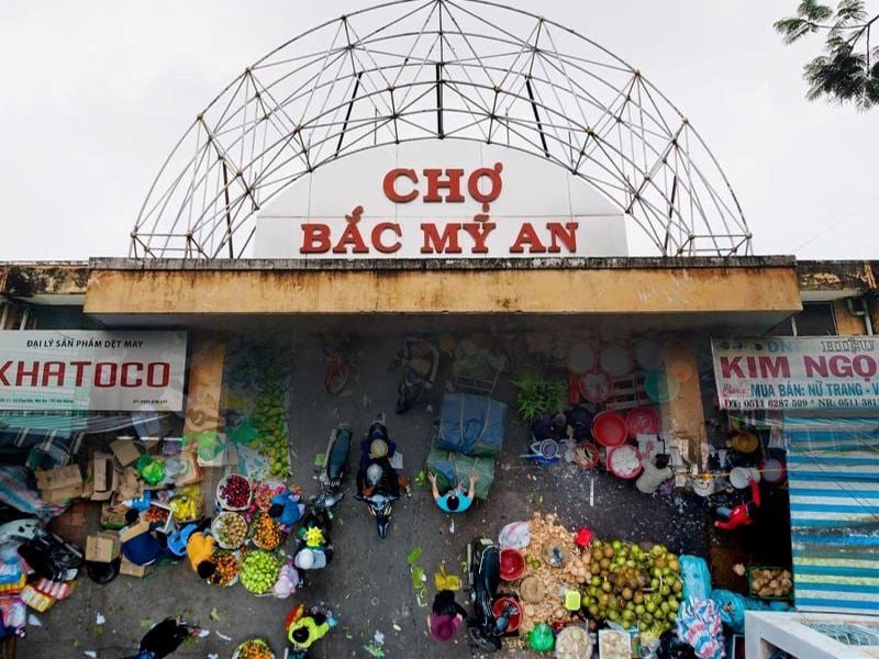 سوق تشو باك Market  Chợ Bắc Mỹ An