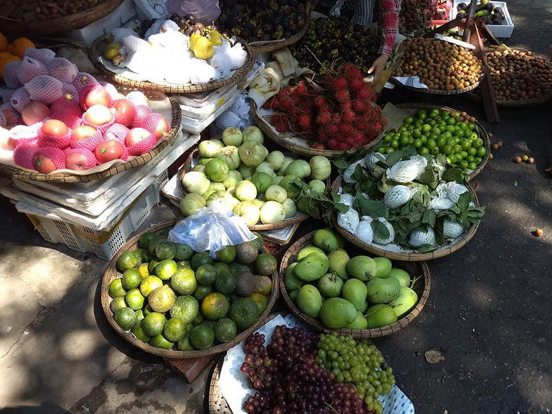 سوق تشو باك Market  Chợ Bắc Mỹ An