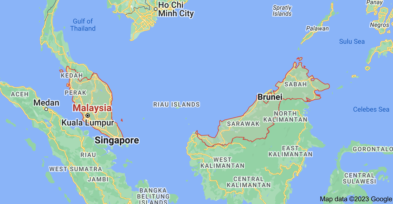 خريطة ماليزيا السياحية