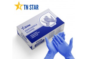 قفازات النتريل الطبية بدون بودره - قفازات للاستعمال مرة واحدة   " Nitrile Gloves no powder "