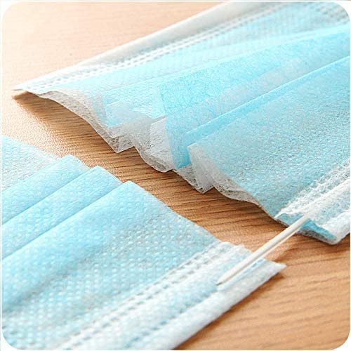 50 Pcs Disposable Face Mask - Anti-Dust Filter, Breathable, 3 Layers of Purifying