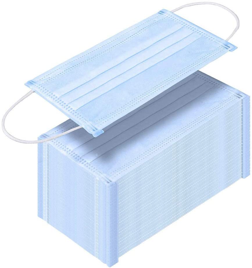Pack Disposable Face Masks with Elastic Ear Loop 