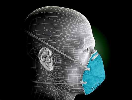 3M ™ الرعاية الصحية الجسيمات قناع التنفس والجراحة الجراحية 1860 ، N95 120 EACase