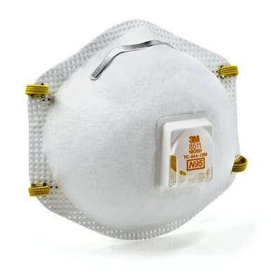 جهاز التنفس الجزيئي 3M ™ 8511 ، N95 80 EACase